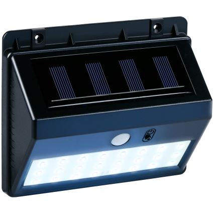 Grundig - Aplică solară de perete cu LED și senzor, 1,2V 600 mAh, IP44