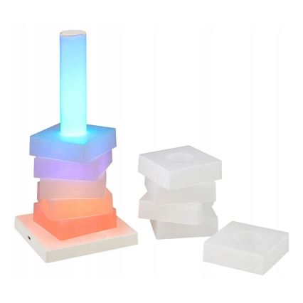 Grundig - Lampă de birou LED RGB tactilă, 4W/5V