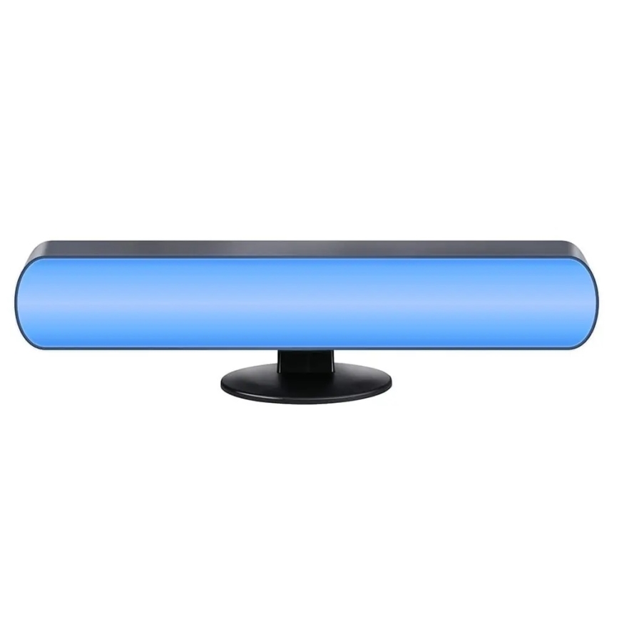 Grundig - Lampă de birou LED RGBW dimabilă, 0,7 W / 5 V, neagră, cu telecomandă