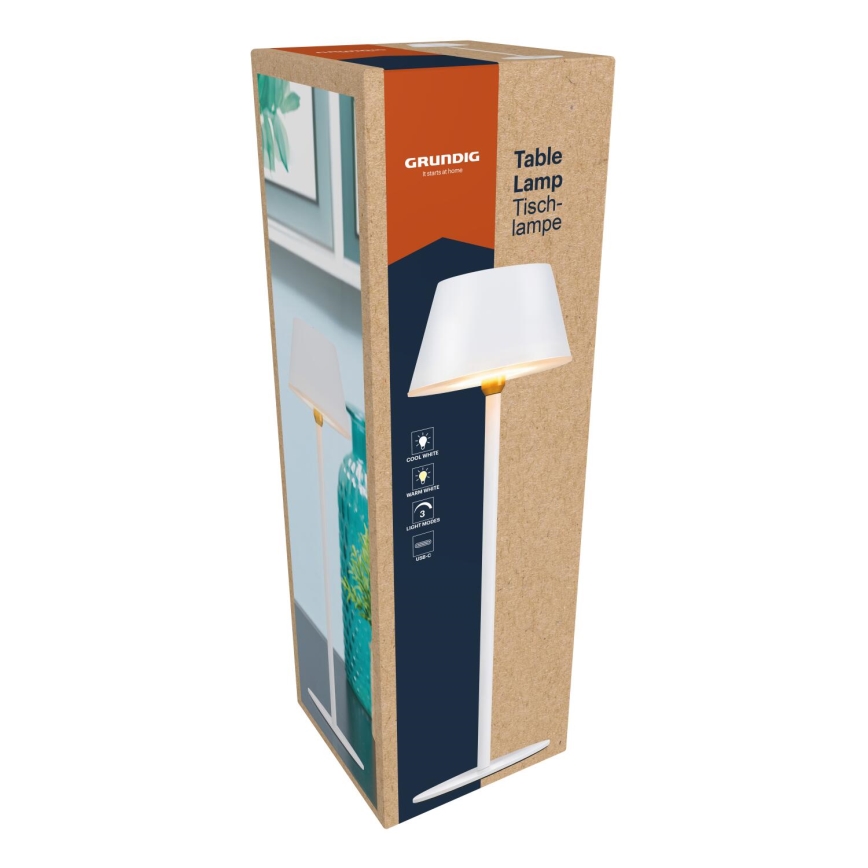 Grundig - Lampă de birou LED tactilă, 5V, 1200 mAh
