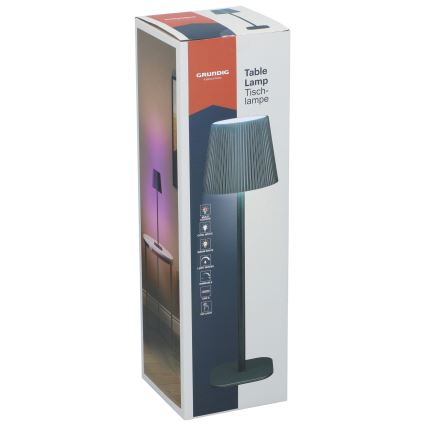 Grundig - Lampă de birou tactilă LED RGB reglabilă LED/5V 1200 mAh