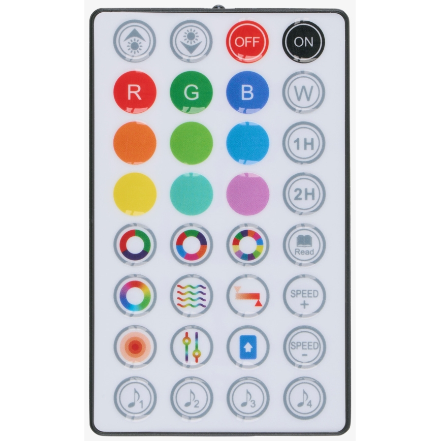 Grundig - Lampă LED de podea RGB reglabilă, 2 în 1, LED/230V + telecomandă