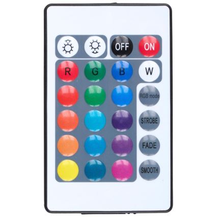 Grundig - Lampă de podea LED RGBW dimabilă LED/10W/5V neagră + telecomandă