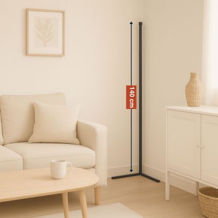 Grundig - Lampă de podea LED RGBW reglabilă LED/6W/230V + telecomandă