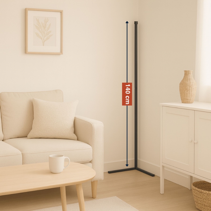 Grundig - Lampă de podea LED RGBW reglabilă LED/6W/230V + telecomandă