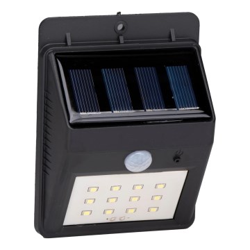 Grundig - Lampă solară de perete LED cu senzor de mișcare LED/1,2V 600 mAh IP44