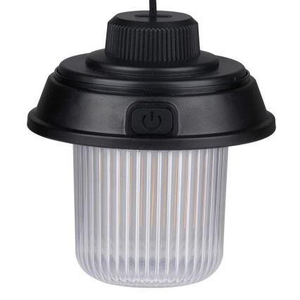 Grundig - Lanternă de camping LED, 3xAA, 3000/4500/6000K, IP44, neagră