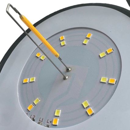 Grundig - Lanternă de camping LED, 3xAA, 3000/4500/6000K, IP44, neagră