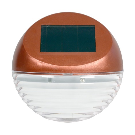 Grundig - LED Aplică perete solară 2xLED/1xAA cupru
