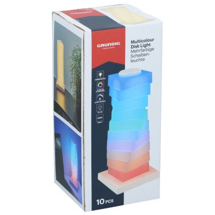 Grundig - LED RGB lampă de birou tactilă LED/4,5W/5V