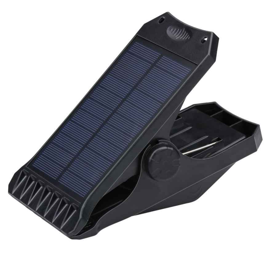 Grundig - Lampă solară LED cu senzor de mișcare și amurg CLIP-ON LED/9W/3,7V 1500 mAh IP44