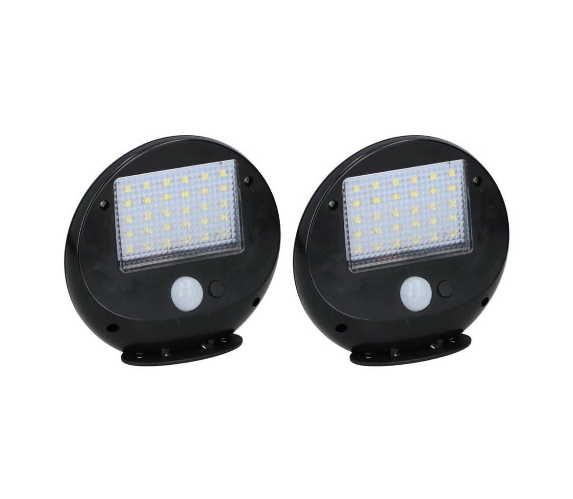 Grundig - SET 2x Aplică perete solară LED cu senzor LED/32V