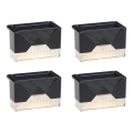 Grundig - SET 4x LED lampă solară de perete LED/1,2V 600 mAh IP44