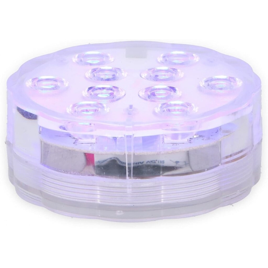 Grundig - Set 3x corp de iluminat LED RGBW dimabil, 3W, 3x AAA, IP65 + telecomandă