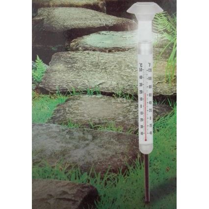 Grundig - Termometru solar LED 1xAAA 600 mAh IP44