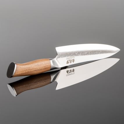 Gudaro - Cuțit de bucătar damasc TAKUMI 8, oțel cu 67 de straturi, lungime 20 cm, mâner din nuc