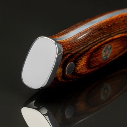 Gudaro - Cuțit de bucătar FENG din oțel Damasc 8, 67 de straturi de oțel, lungime 20 cm