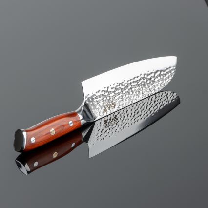 Gudaro - Cuțit de bucătărie Santoku MIYABI 7, din oțel damasc cu 67 de straturi, lungime 17,5 cm