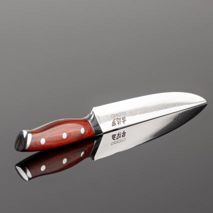 Gudaro - Cuțit de feliat KENSHO 8, oțel Damasc, 67 de straturi, lungime 20 cm
