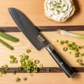 Gudaro - Cuțit Santoku AKIRO din oțel damasc 7