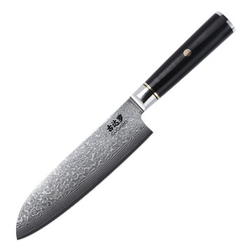 Gudaro - Cuțit Santoku AKIRO din oțel damasc 7