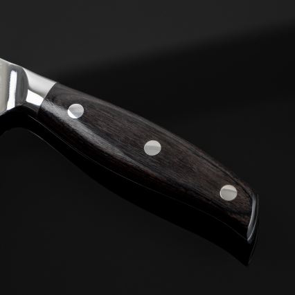 Gudaro - Cuțit universal de bucătărie SHIRO 5, din oțel damasc, 67 de straturi, lungimea lamei 12,5 cm
