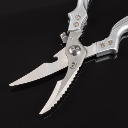 Gudaro - Foarfecă pentru păsări NOBURU, 24,5 cm, argintie