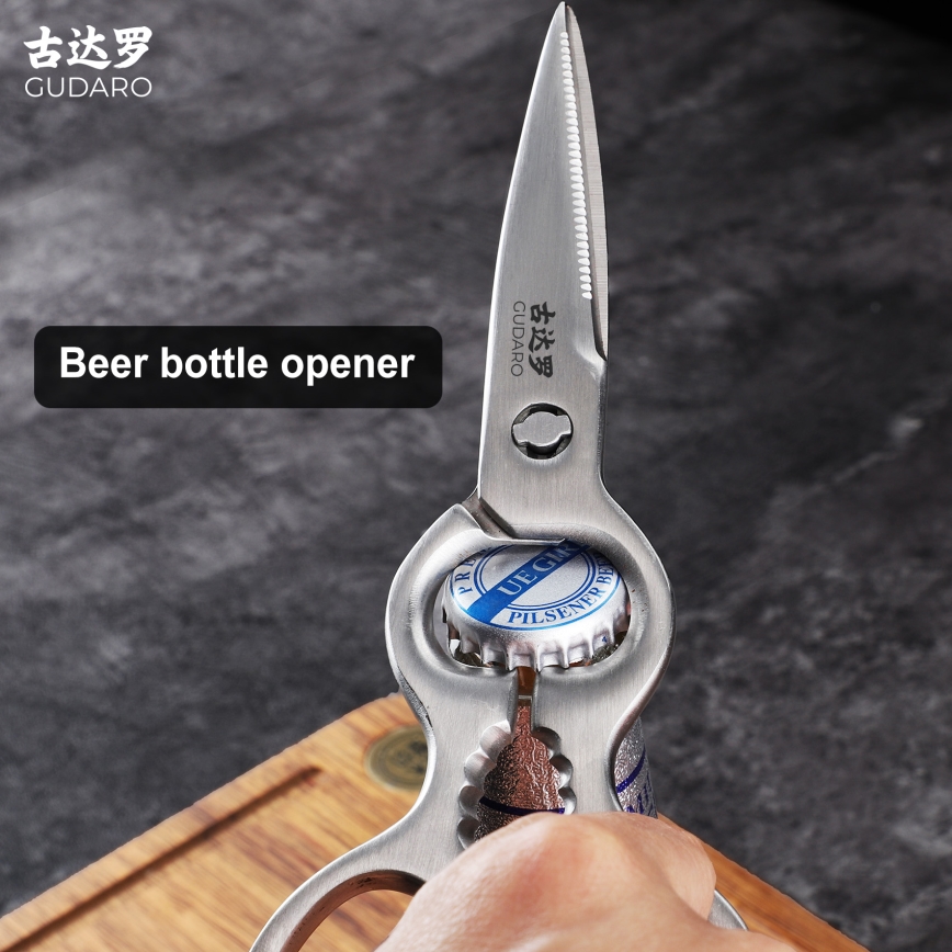 Gudaro - Foarfece pentru păsări RONIN 20,6 cm din oțel inoxidabil