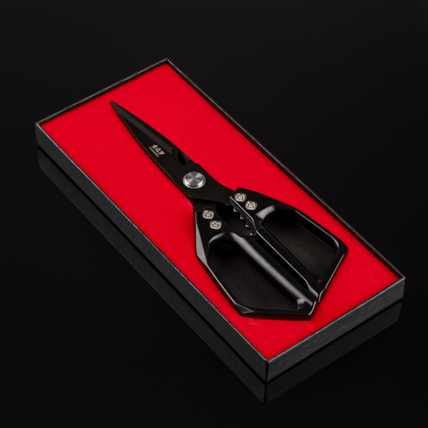 Gudaro - Foarfece pentru păsări SHOGUN 23,3 cm, negru
