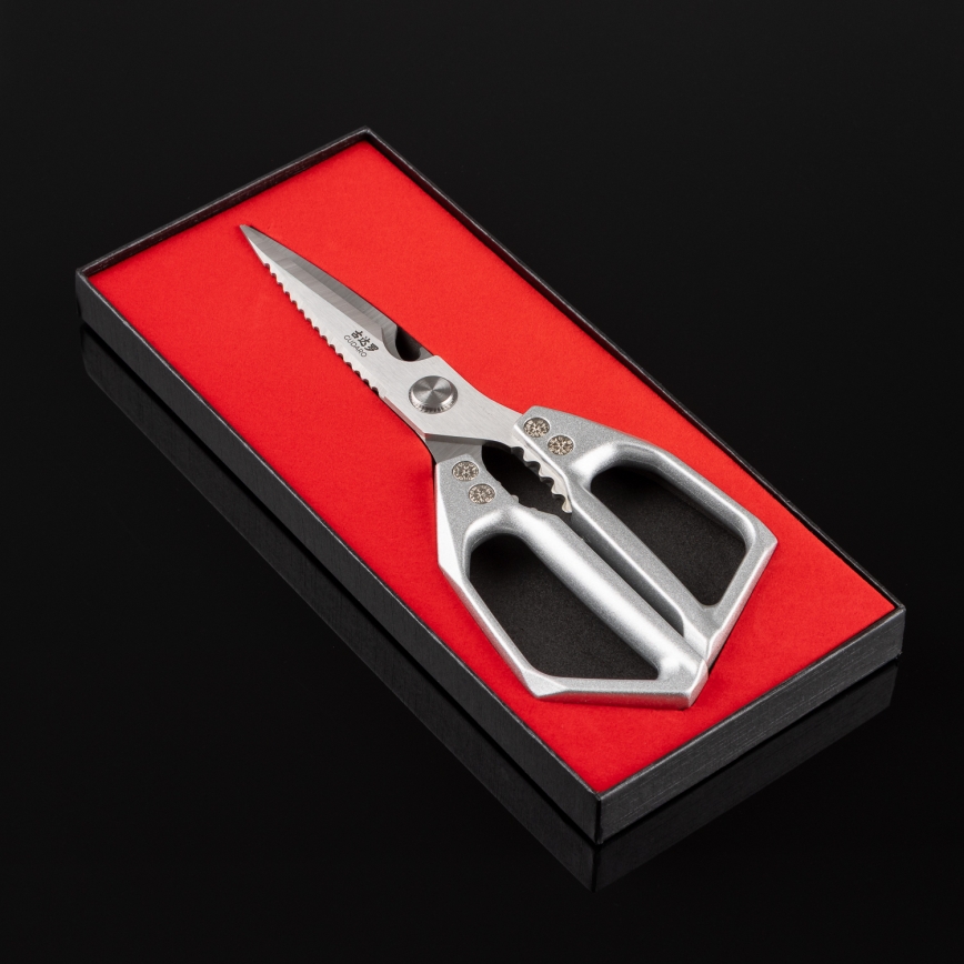 Gudaro - Foarfece SHOGUN pentru păsări, 23,3 cm, argintii