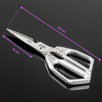 Gudaro - Foarfece SHOGUN pentru păsări, 23,3 cm, argintii
