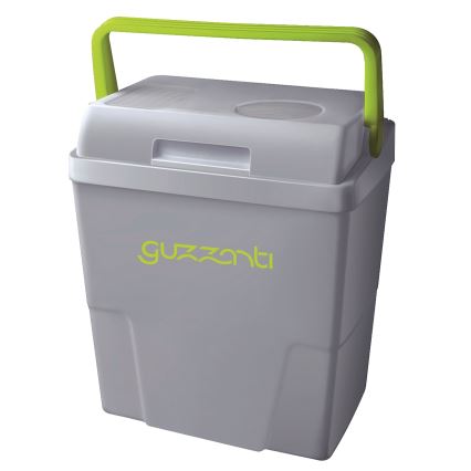Guzzanti GZ 22B - Frigider auto portabil 22 l 58W/12V/230V gri/verde