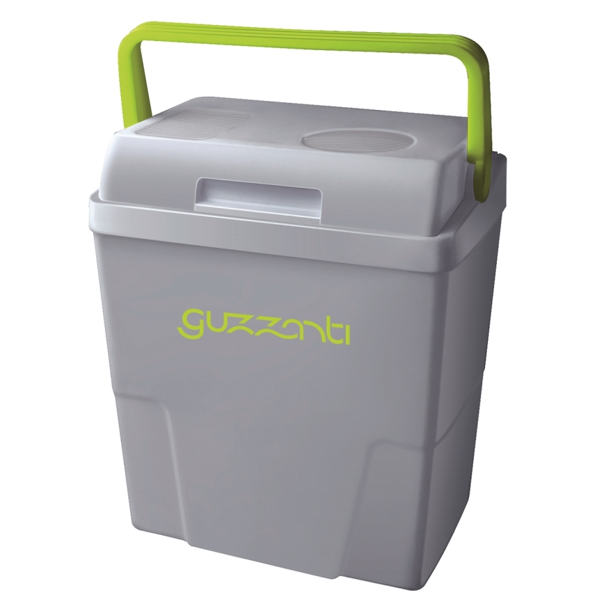 Guzzanti GZ 22B - Frigider auto portabil 22 l 58W/12V/230V gri/verde