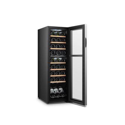 Guzzanti GZ 27DD - Vinotecă independentă cu două zone de temperatură pentru 27 de sticle