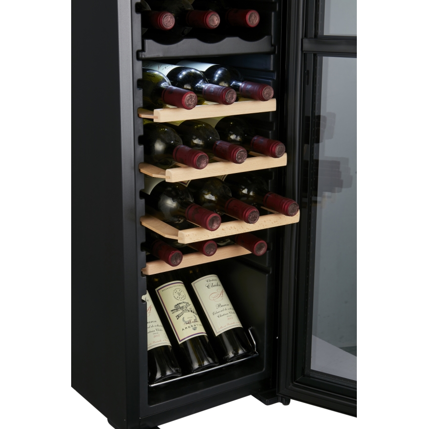 Guzzanti GZ 27DD - Vinotecă independentă cu două zone de temperatură pentru 27 de sticle