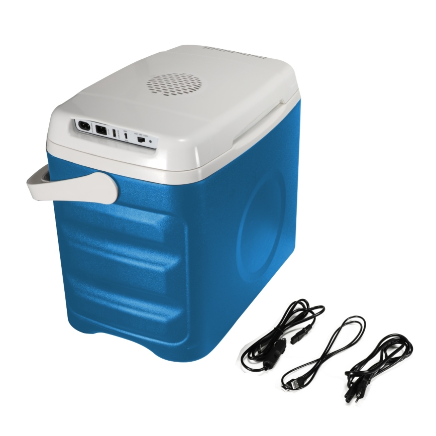Guzzanti GZ 30BW - Frigider auto portabil 29 l 65W/12V/230V albastru
