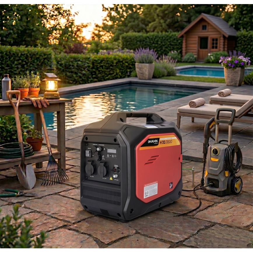 Hahn & Sohn 20059 - Generator electric pe benzină H IG 3500, 3500 W