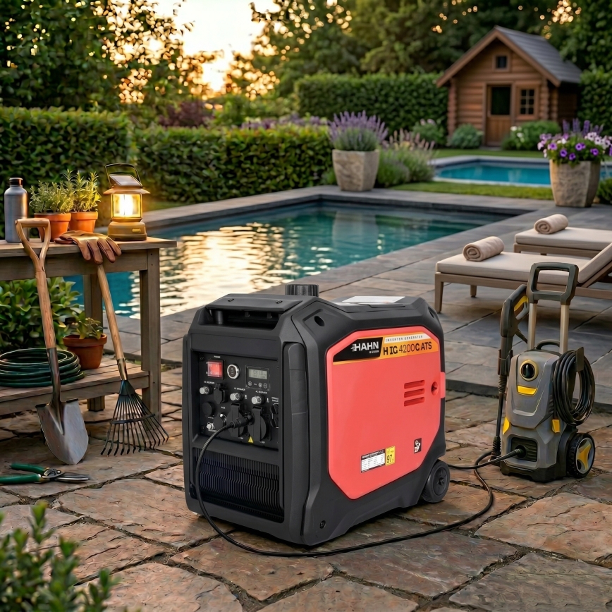 Hahn & Sohn 20062 - Generator electric pe benzină/GPL H IG 4200 G ATS 4200/3800W