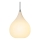 Halo Design 407931 - Pendul pe cablu DROPS, 1x E27/40W/230V, Ø 30 cm, alb/crom mat