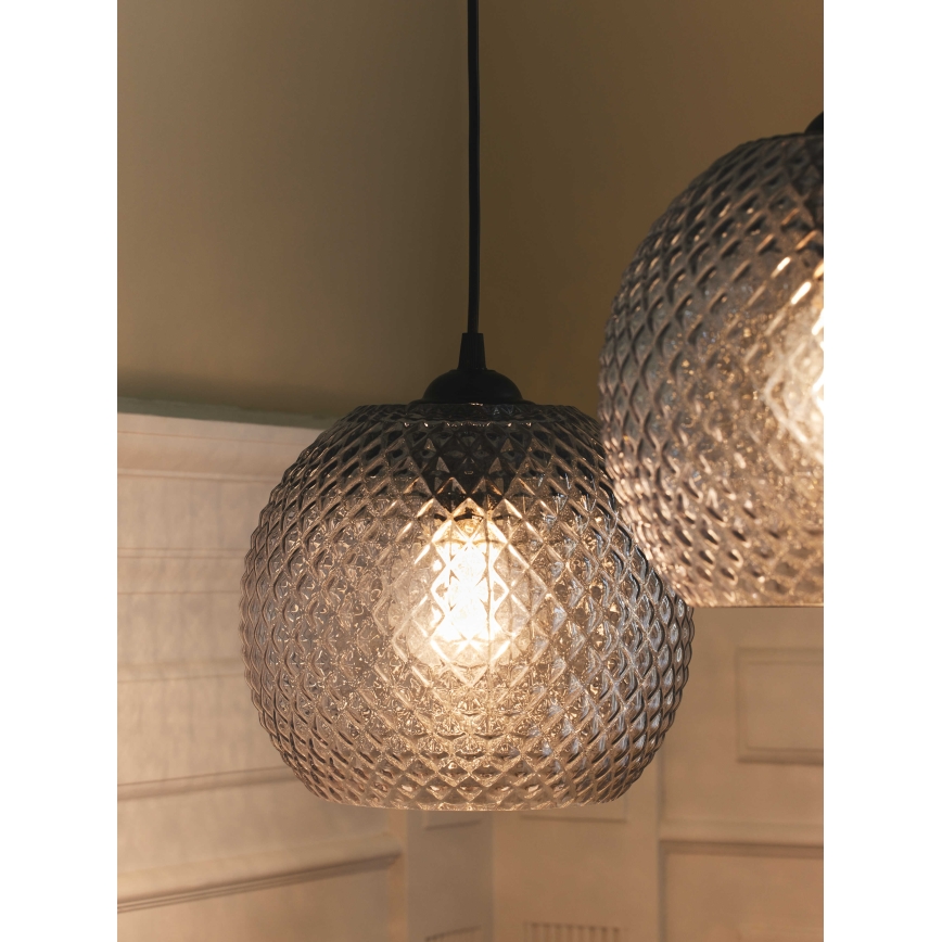 Halo Design 718436 - Pendul pe cablu NOBB 1xE27/40W/230V Ø 22 cm transparent