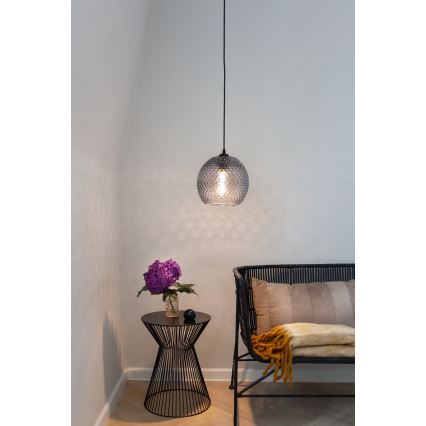 Halo Design 718443 - Lampă suspendată pe cablu NOBB, 1xE27/40W/230V, diametru 22 cm, gri fumuriu
