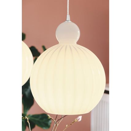 Halo Design 737321 - Lustră suspendată BALL BALL, 1xE27/40W/230V, Ø 32 cm, alb