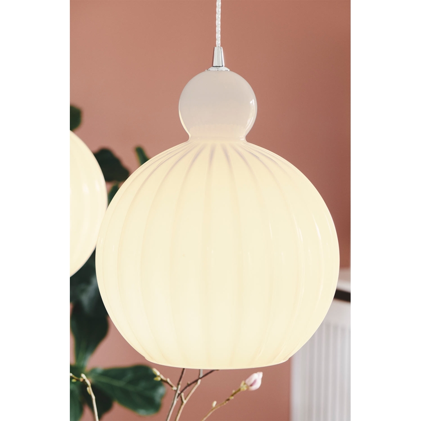 Halo Design 737321 - Lustră suspendată BALL BALL, 1xE27/40W/230V, Ø 32 cm, alb