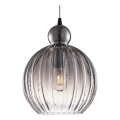 Halo Design 737338 - Lampă suspendată pe cablu BALL BALL, 1xE27/40W/230V, Ø 32 cm, gri fumuriu