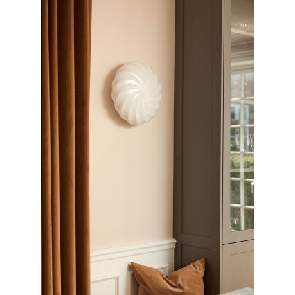 Halo Design 739547 - Aplica de perete TWIST 3xG9/28W/230V Ø 35 cm alb/alamă