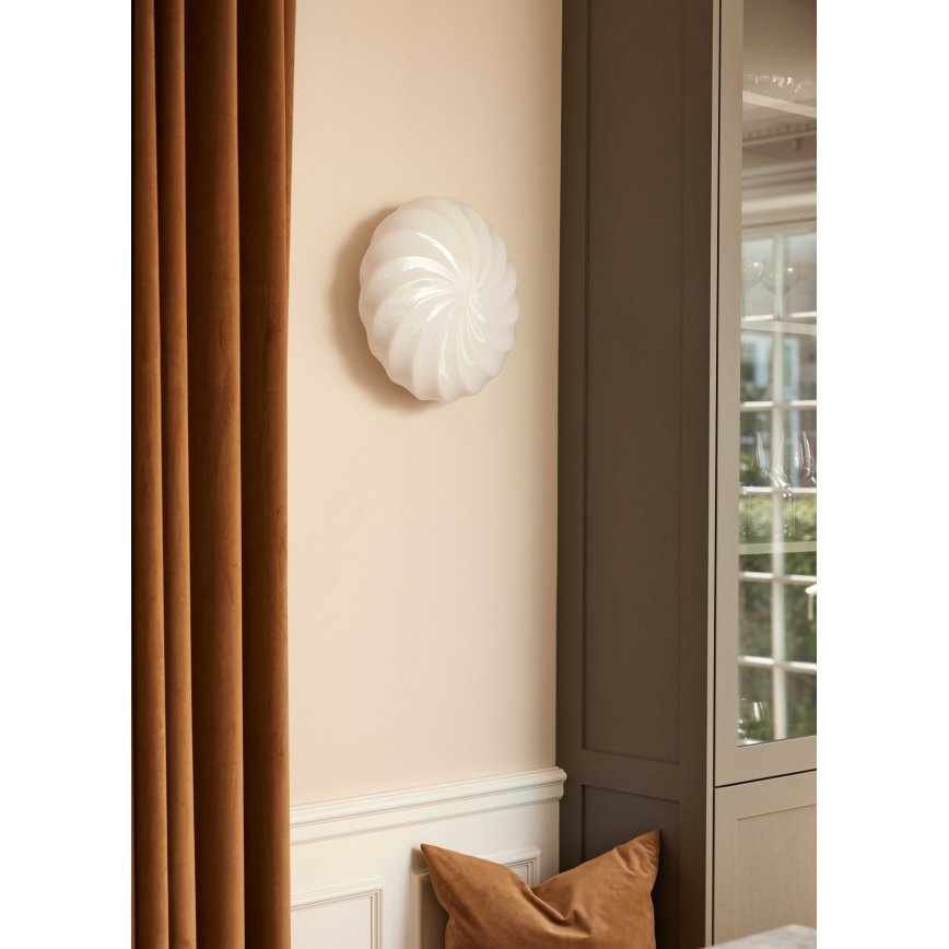 Halo Design 739547 - Aplica de perete TWIST 3xG9/28W/230V Ø 35 cm alb/alamă