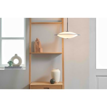 Halo Design 743629 - Lampă suspendată pe cablu ORBIT 3xG9/7W/230V Ø 40 cm alb/alamă/gri fumuriu