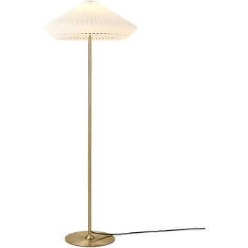 Halo Design 745050 - Lampă de podea PARIS 1xE27/40W/230V, alamă/alb/stejar