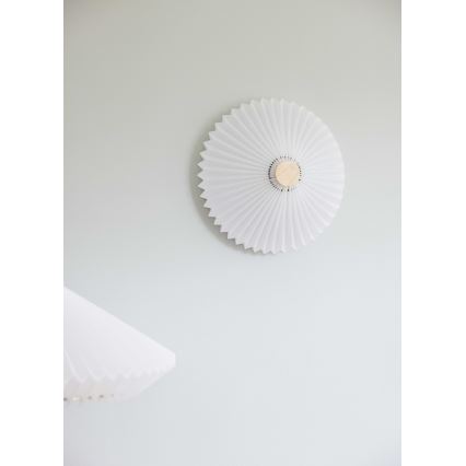 Halo Design 745081 - Aplică de perete PARIS, 3xG9/28W/230V, Ø 40 cm, alb/alamă/stejar