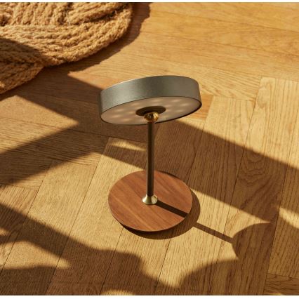 Halo Design 745791 - Lampă de birou LED reîncărcabilă reglabilă ON THE MOVE LED/2,5W/4000 mAh gri/lemn